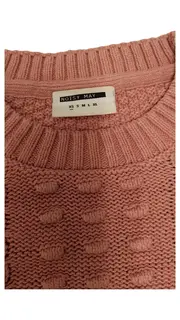 Vorschaubild 2 von Strickpullover Damen Gr. XS Rosa Zopfmuster Pullover