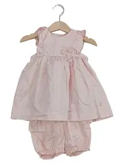 Vorschaubild 2 von Baby Set Kleid Shorts Mädchen Gr. 68 Rosa Baumwolle
