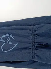 Vorschaubild 5 von Mädchen Sweatkleid Freizeitkleid Blau Gr. 158 Pferd Glitzer