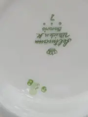 Vorschaubild 2 von Sammelgedeck Rot Blumenmuster Tasse Untertasse Kuchenteller