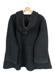 Vorschaubild 2 von Damen Winterjacke 36/S Schwarz Vintage Kapuze Wolle