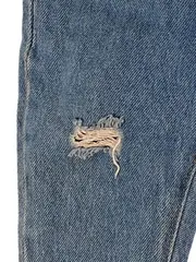 Vorschaubild 3 von Destroyed Jeans Kinder Mädchen Gr. 86 Hellblau Paperbag