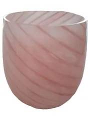 Vorschaubild 1 von Windlicht Rosa Glas Modern Deko ca. 12x13cm