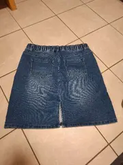 Vorschaubild 2 von Damen Jeansrock Blau Gr. 40 Casual