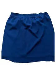 Vorschaubild 3 von Damen Wickelrock Gr. 42 Blau Elegant Minirock Polyester