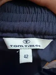 Vorschaubild 2 von Damen Wickelrock Gr. 42 Blau Elegant Minirock Polyester