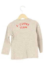Vorschaubild 2 von Kinder Langarmshirt Gr. 92 Grau Casual Schriftzug