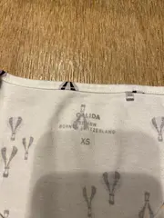 Vorschaubild 3 von Damen T-Shirt Kurzarm Grafik Weiß Gr. 34/XS Baumwolle