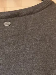 Vorschaubild 4 von EDC Damen Strickkleid Gr. 40/L Grau Baumwolle Viskose Freizeitkleid