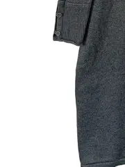 Vorschaubild 2 von EDC Damen Strickkleid Gr. 40/L Grau Baumwolle Viskose Freizeitkleid