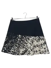 Vorschaubild 1 von Miss Trend Damen Sportrock Gr. 38 Schwarz Weiß Buchstaben Print