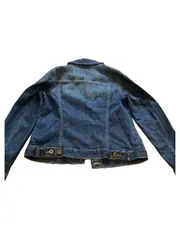 Vorschaubild 6 von Damen Jeansjacke Gr. M Blau Denim Klassisch Baumwolle