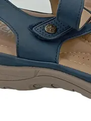 Vorschaubild 3 von Sandalen Damen Blau Komfort Klettverschluss Gr. 42.5