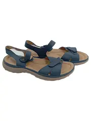 Vorschaubild 1 von Sandalen Damen Blau Komfort Klettverschluss Gr. 42.5