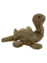 Vorschaubild 2 von Kuscheltier Dinosaurier Brontosaurus Plüschtier grün nostalgisch