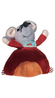 Vorschaubild 1 von Baby Kuscheltuch Maus Schmusetuch Uni 17cm Mehrfarbig