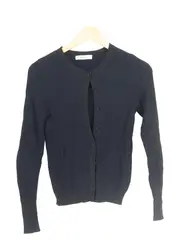 Vorschaubild 1 von Strickjacke Damen XL/44 Schwarz Klassisch Strukturmuster