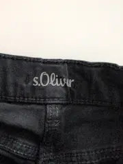 Vorschaubild 3 von Mädchen Jeans Wide Fit Gr. 158 Schwarz Wide Leg Hose