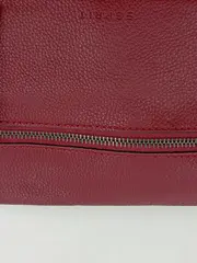 Vorschaubild 2 von Damen Umhängetasche Leder Rot Klein Casual Alltag Reißverschluss