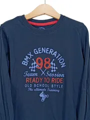 Vorschaubild 2 von TCM Jungen Langarmshirt BMX Generation Blau Gr. 110/116 Baumwolle