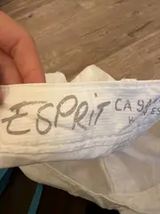 Vorschaubild 3 von Damen Cargo Shorts Weiß Gr. 34 Baumwolle Bermuda Kurze Hose