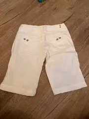 Vorschaubild 2 von Damen Cargo Shorts Weiß Gr. 34 Baumwolle Bermuda Kurze Hose