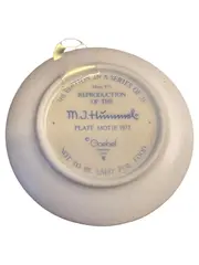 Vorschaubild 2 von M.I. Hummel Jahresteller 1973 Kind Porzellan Beige 8cm
