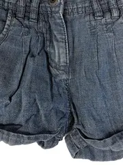 Vorschaubild 5 von Mädchen Jeans Shorts Gr. 98 Blau Baumwolle Casual Freizeit