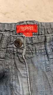 Vorschaubild 7 von Mädchen Jeans Shorts Gr. 98 Blau Baumwolle Casual Freizeit