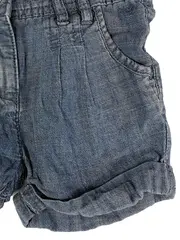 Vorschaubild 6 von Mädchen Jeans Shorts Gr. 98 Blau Baumwolle Casual Freizeit