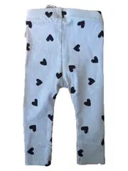 Vorschaubild 2 von Baby Leggings Herzen Gr. 56 Beige Bio-Baumwolle NEU