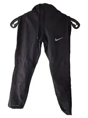 Vorschaubild 2 von Damen Lauf-Leggings Tight Capri Schwarz Größe XS Mesh Running