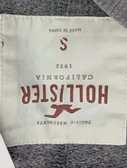 Vorschaubild 3 von Damen Pullover Gr. 36/S Grau Casual Sweatshirt Logo-Print