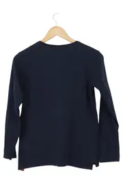 Vorschaubild 2 von Kinder Langarmshirt Gr. 164 Blau Casual Baumwolle Schriftzug