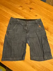Vorschaubild 4 von Damen Jeans Shorts Gr. 44 Blau Outdoor Denim