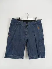 Vorschaubild 2 von Damen Jeans Shorts Gr. 44 Blau Outdoor Denim