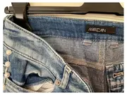 Vorschaubild 2 von Damen Mom Jeans Hose Gr. 36 Blau mit Perlen