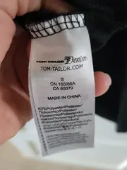 Vorschaubild 3 von Damen Etuikleid Gr. S Schwarz Casual Strukturmuster Midikleid