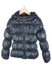 Vorschaubild 1 von Kinder Winterjacke Daunenjacke Kapuze Blau Gr. 140