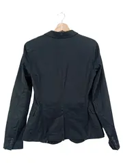 Vorschaubild 2 von Damen Blazer Gr. 36/S Schwarz Klassisch Business Baumwolle