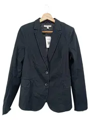 Vorschaubild 1 von Damen Blazer Gr. 36/S Schwarz Klassisch Business Baumwolle