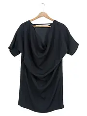 Vorschaubild 2 von Damen Freizeitkleid Gr. 36/S Schwarz Casual Polyester