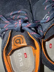 Vorschaubild 3 von Herren Schnürschuhe Halbschuhe Blau Gr. 42 Textil Leder Casual