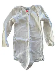 Vorschaubild 1 von Baby Body Langarm Gr. 86 Weiß Mädchen Baumwolle Rüsche