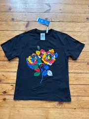 Vorschaubild 3 von x Rich Mnisi Damen T-Shirt Blumenprint Schwarz Gr. 34/XS