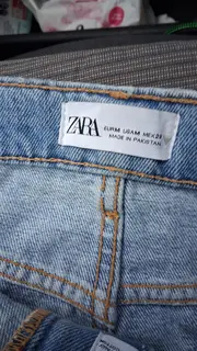 Vorschaubild 6 von Jeansrock Damen Gr. M Blau Destroyed Look Minirock Denim