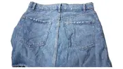 Vorschaubild 2 von Jeansrock Damen Gr. M Blau Destroyed Look Minirock Denim