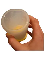 Vorschaubild 2 von Vorratsbehälter Dose Transparent Gelb Deckel 1000ml Kunststoff