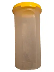 Vorschaubild 1 von Vorratsbehälter Dose Transparent Gelb Deckel 1000ml Kunststoff