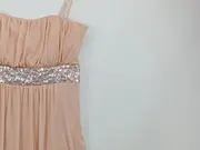 Vorschaubild 3 von Damen Cocktailkleid Gr. M Rosa Pailletten Trägerkleid Festlich